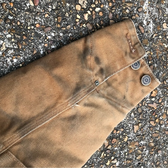 Carhartt Full Swing Chore Coat LARGE Fleece Lined Jacket 102707 211 Thrashed - Picture 12 of 16